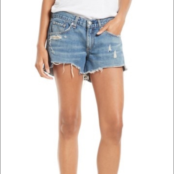 rag & bone Pants - Rag & Bone Winnie Cutoff Denim Shorts